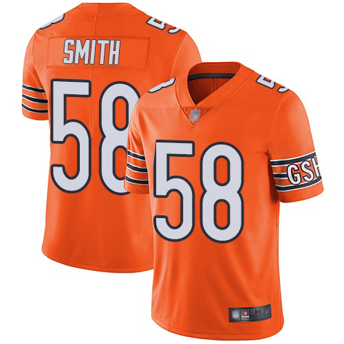 Chicago Bears Limited Orange Men Roquan Smith Alternate Jersey NFL Football #58 Vapor Untouchable->youth nfl jersey->Youth Jersey